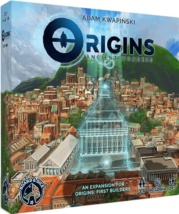 Ancient Wonders er en udvidelse til Origins: First Builders som giver dig to moduler som du til bruge separat eller sammen.