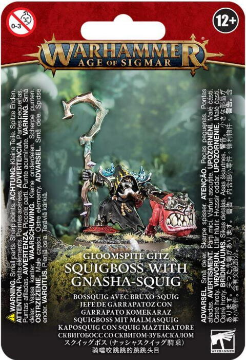 Squigboss with Gnasha-squig leder dine squigs i krig i Warhammer Age of Sigmar
