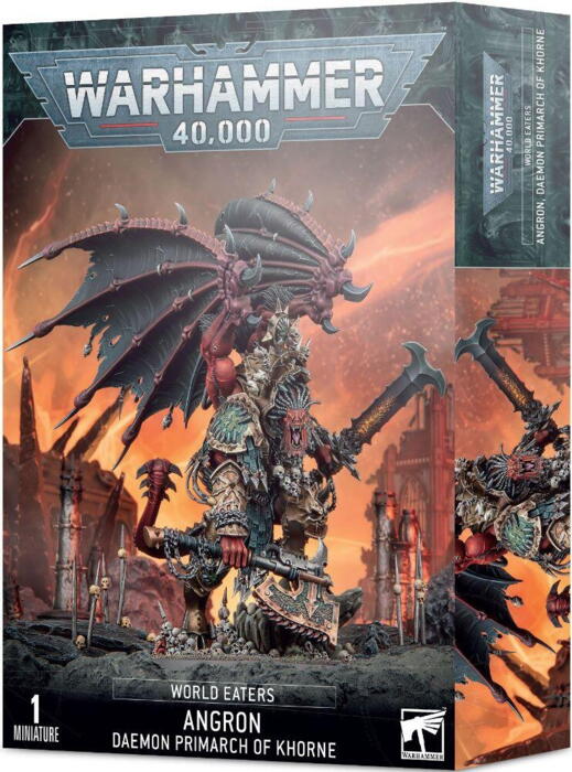 Angron, Daemon Primarch of Khorne er leder for World Eaters i Warhammer 40.000