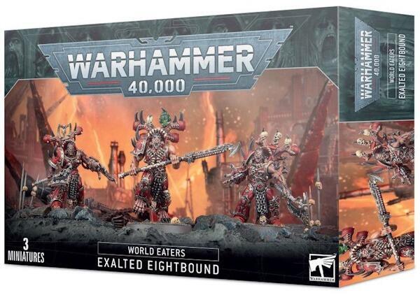 Exalted Eightbound er Khorne-besatte krigere fra World Eaters i Warhammer 40.000