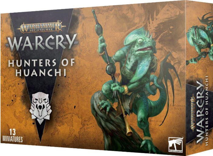 Hunters of Huanchi er et Seraphon warband til Warcry, med figurer der også kan bruges i Warhammer Age of Sigmar