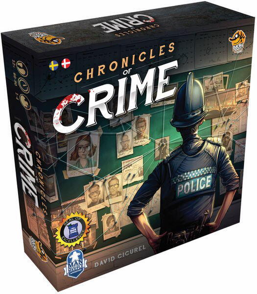 Chronicles of Crime (Dansk/Svensk) er et brætspil, hvor spillerne samarbejder om at læse krimigåder
