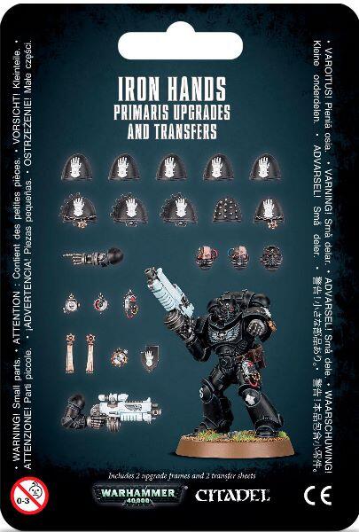 Iron Hands Primaris Upgrades and Transfers gør det nemt at personliggøre din Warhammer 40.000 hær