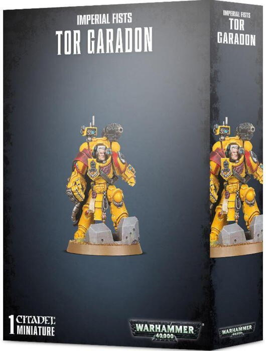 Tor Garadon ern Captain fra Space Marines Imperial Fists i Warhammer 40.000