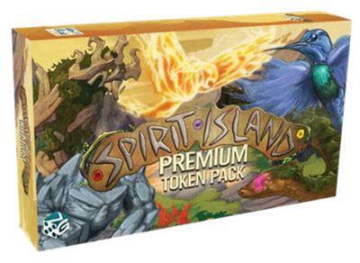 Spirit Island: Premium Token Pack indeholder trætokens til grundspillet, Branch & Claw og Jagged Spirits