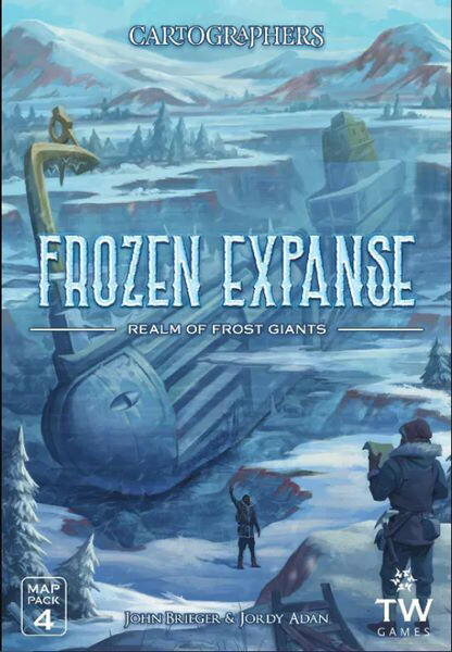 Cartographers Map Pack 4: Frozen Expanse - Realm of Frost Giants giver nye muligheder for at spille Cartographers og Cartographers Heroes