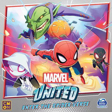 Marvel United: Enter the Spider-Verse sætter dig i rollen som en af tre Spider-helte i dette samarbejds brætspil