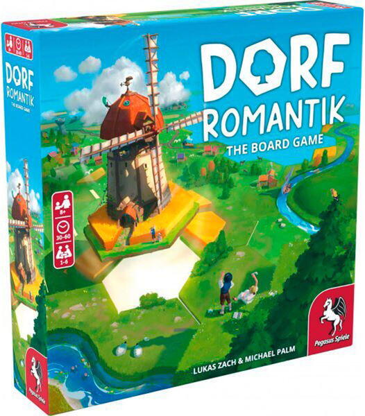 Dorfromantik: The Board Game er et brætspil for hele familien, hvor man skal bygge et landskab med landsbyidyl