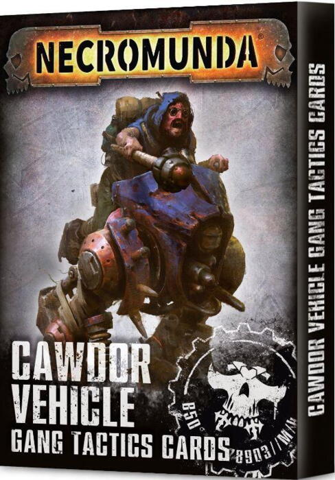 Cawdor Vehicle Gang Tactics Cards hjælper dig med at holde styr på denne bandes køretøjer i figurspillet Necromunda