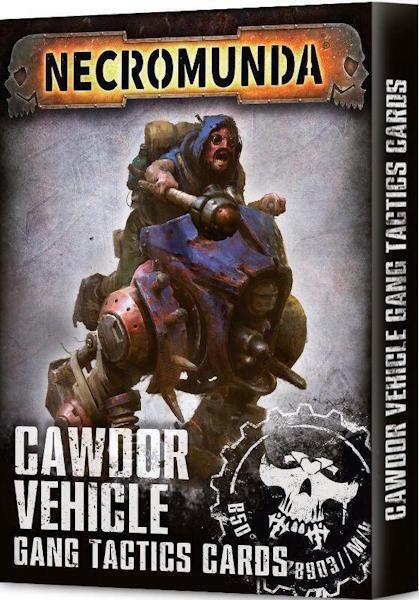 Cawdor Vehicle Gang Tactics Cards hjælper dig med at holde styr på denne bandes køretøjer i figurspillet