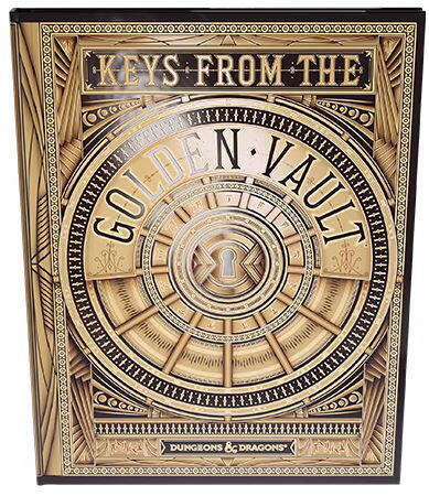 Keys from the Golden Vault - Alternative Cover kommer med et flot omslag domineret i guld farver