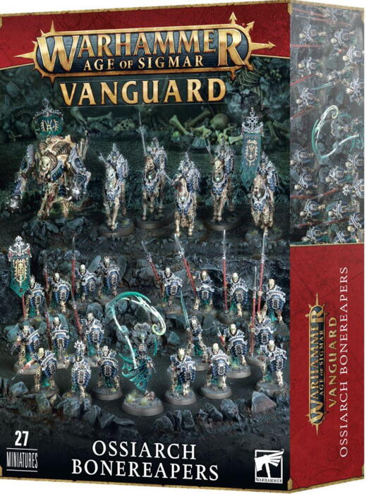 Vanguard: Ossiarch Bonereapers er den perfekte boks til at starte en Warhammer Age of Sigmar hær fra denne fraktion, eller udvide en eksisterende