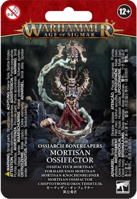 Mortisan Ossifector forbedrer og reparerer Ossiarch Bonereaper enheder under Warhammer Age of Sigmar kampe