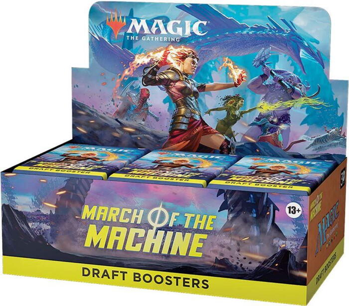 March of the Machine Draft Booster Display indeholder 36 Draft Boosters til Magic: The Gathering