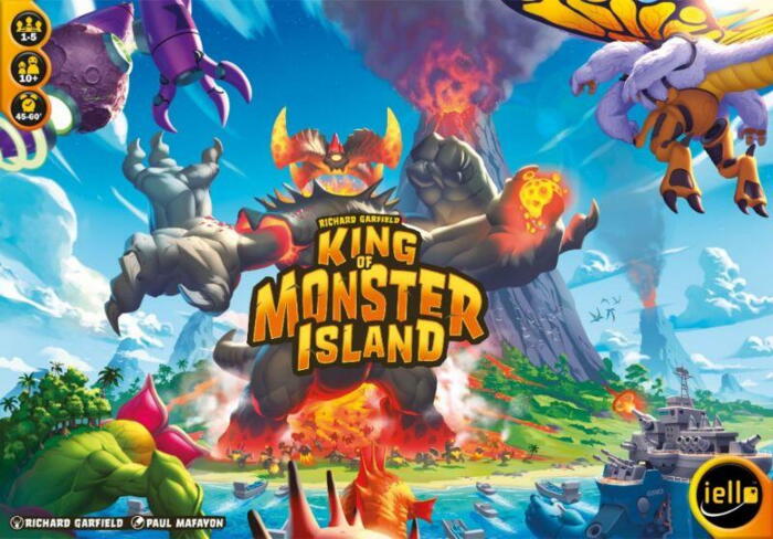 King of Monster Island (Dansk) er en udgave af King Of brætspillene, hvor man skal samarbejde