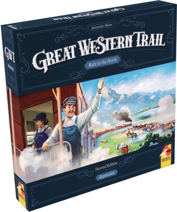 Great Western Trail: Rails to the North (Second Edition) udvider brætspillet med nye byer at sælge dit kvæg i, orange køer og meget mere