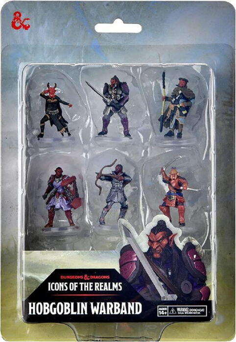 Hobgoblin Warband fra D&D Icons of the Realms indeholder en gruppe forskellige Hobgoblins der er idelle til at bygge rollespils encounters