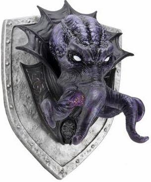 D&D Replicas of the Realms: Mind Flayer Trophy Plaque giver dig chancen for at udstille dette frygtlige rollespils  monster i dit eget hjem