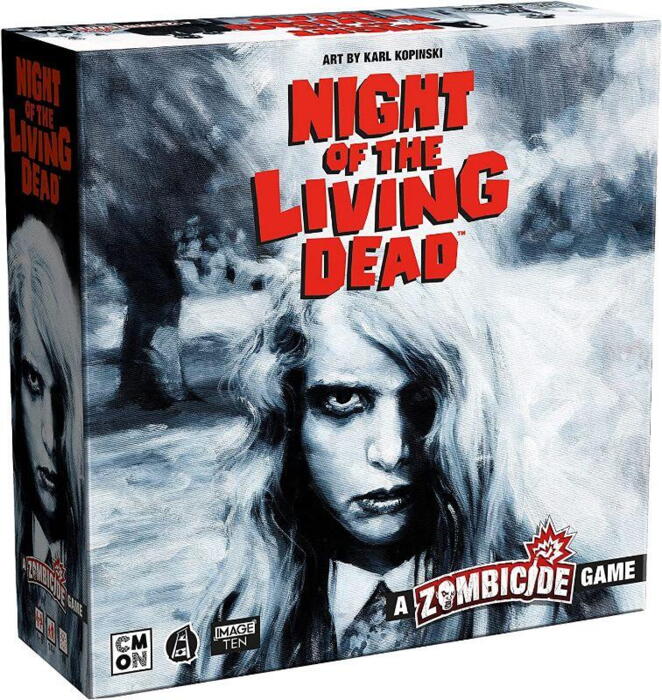 Night of the Living Dead: A Zombicide Game samler filmhistoriens vigtigste zombiefilm med CMONs Zombicide-franchise