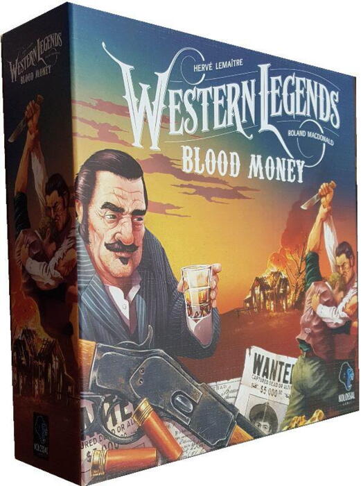 Western Legends: Blood Money er den anden udvidelse til brætspillet Western Legends, hvor man skal skabe sig et omdømme i det vilde vesten (i USA, ikke Vestjylland)