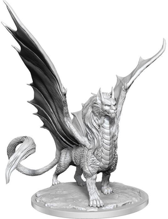 Dragonne fra Nolzur's Marvelous Miniatures giver dig chancen for at få disse monstre på bordet