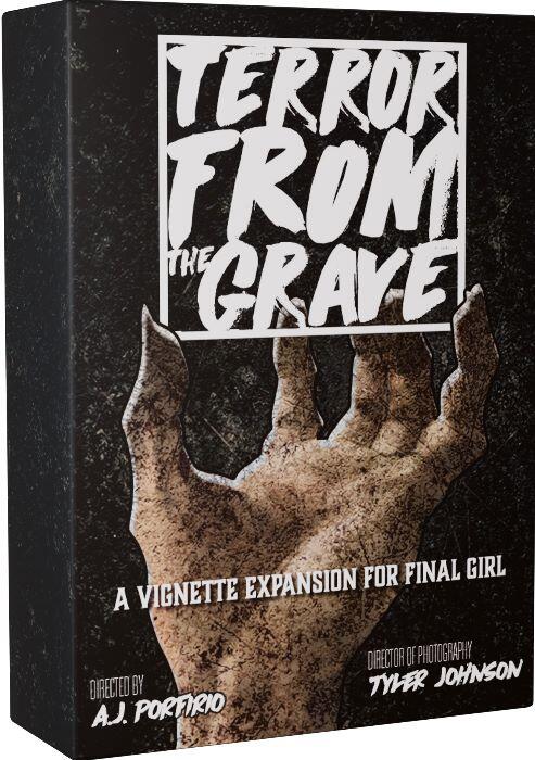 Final Girl: Terror From the Grave (vignette) indeholder et scenarie fyldt med zombier til Final Girl brætspillet