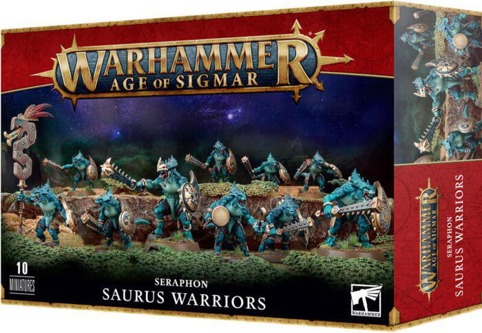 Saurus Warriors er kernetropper i Seraphon hære i Warhammer Age of Sigmar