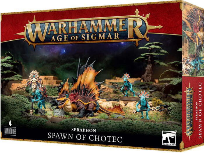 Spawn of Chotec er brændspyttende bæster fra Seraphons i Warhammer Age of Sigmar