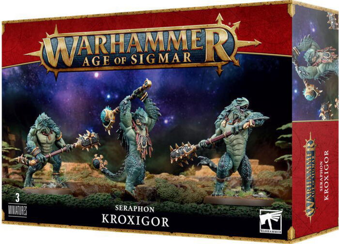 Kroxigor er monstruøse nærkæmpere for Seraphons i Warhammer Age of Sigmar