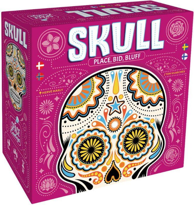 SKULL - Nordisk er en flot udgave af det kendte selskabsspil med danske regler