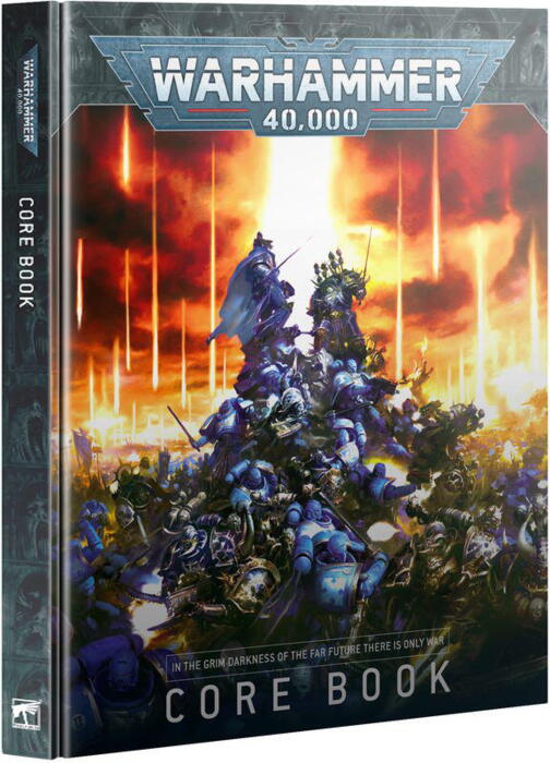 Warhammer 40.000 Core Rulebook indeholder alle regler du skal bruge for at spille dette figurspil i 10th Edition.