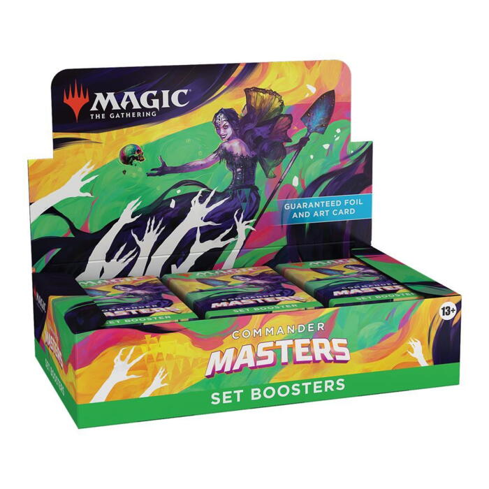 Commander Masters Set Booster Display er de bedste boosters fra denne serie af Magic: The Gathering kort at åbne for oplevelsens skyld