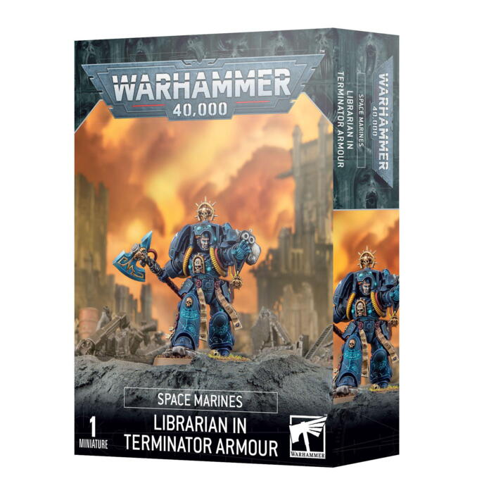 Librarian in Terminator Armour tilføjer psykisk kraft til din Space Marines hær i Warhammer 40.000