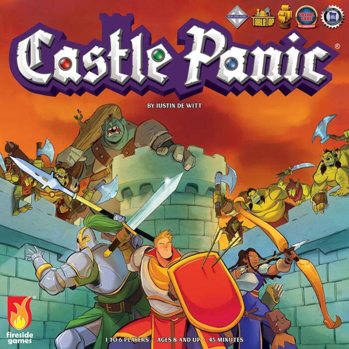 Castle Panic (2nd Edition) er det velkendte brætspil med opdateret grafik og en unik terning