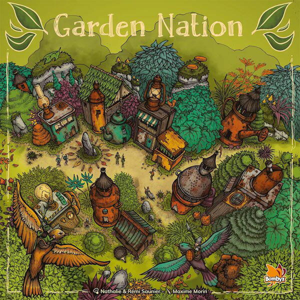 Garden Nation er et brætspil. hvor op til fire spillere konkurrer om at dominere haven
