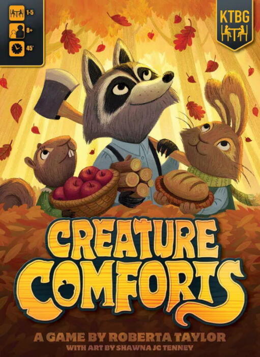 Creature Comforts er et brætspil, hvor spiller konkurrer om at opbygge deres ressurser til vinteren