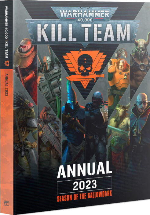 Kill Team: Annual 2023 - Season of the Gallowdark indeholder alle regler og stats til dette figurspil fra Games Workshop, fra 2023