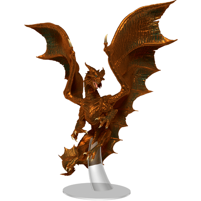 Adult Copper Dragon vil se imponerende ud på enhver udstillingshylde, eller skabt frygt i dit rollespil