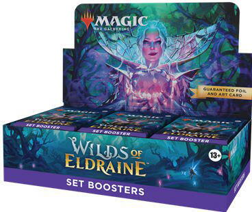 Wilds of Eldraine Set Booster Display indeholder 30 boostere fyldt med fortryllende Magic: The Gathering kort