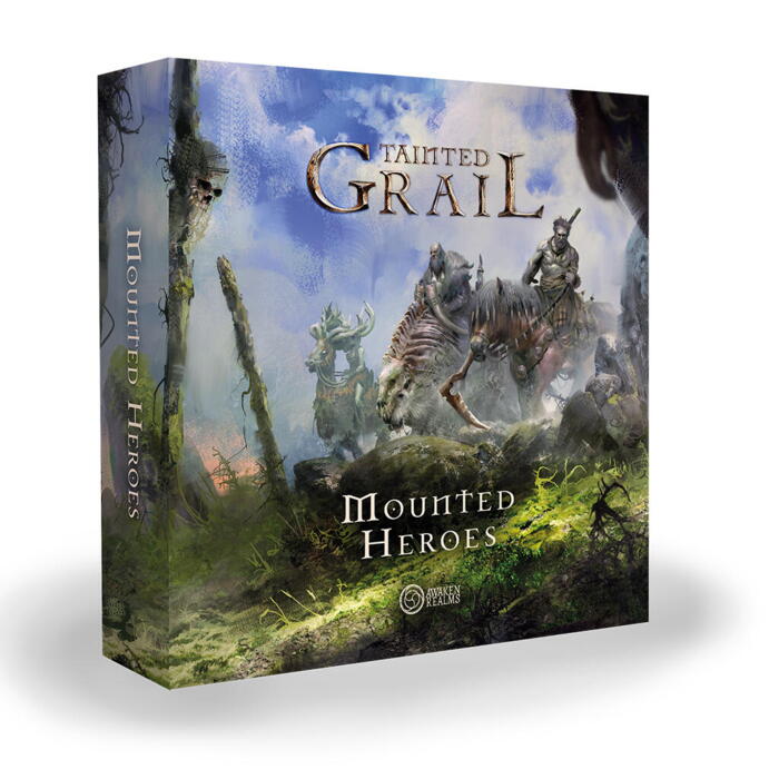Tainted Grail: Mounted Heroes indeholder et sæt ridende helte til dette brætspil