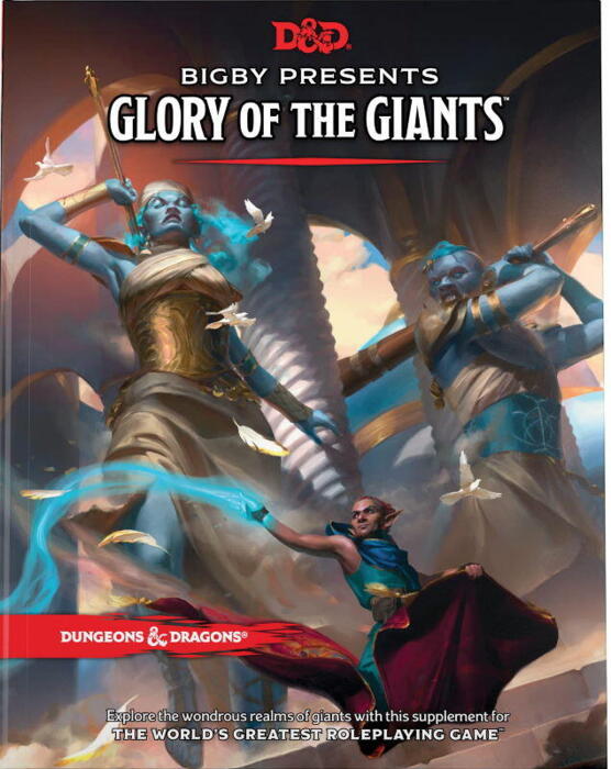 Bigby Presents: Glory of the Giants er den definitive kilde til viden om kæmper i Dungeons & Dragons rollespillet