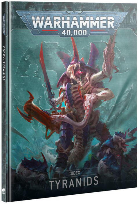 Codex: Tyranids indeholder alt hvad du skal bruge for at spille Warhammer 40.000 10th Edition med denne hær