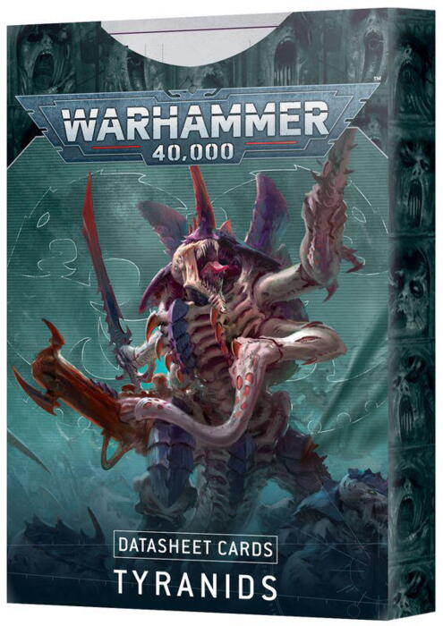 Datasheet Cards: Tyranids indeholder kort til at holde overblikket over din sværmende Warhammer hær