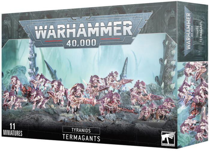 Termagants er blandt de mindre Tyranid væsener i Warhammer 40.000