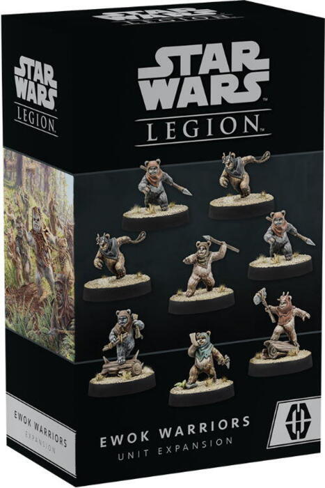 Ewok Warriors Unit Expansion indeholder 6 Ewok figurer til Star Wars: Legion