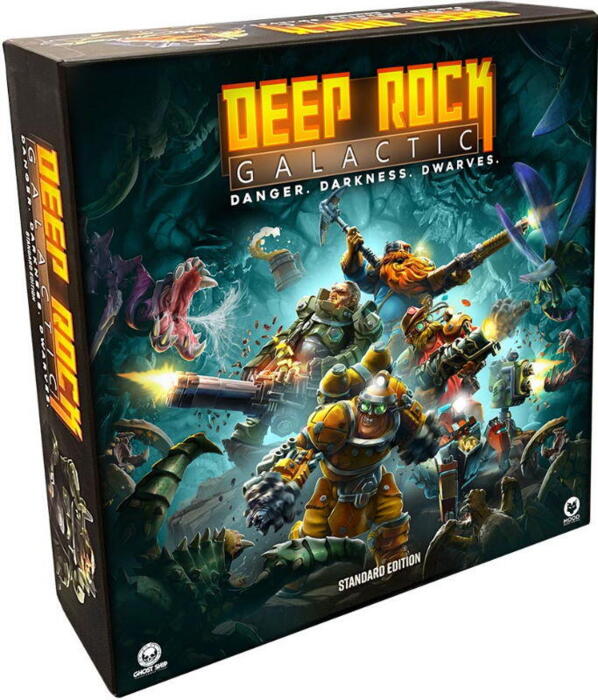 Deep Rock Galactic: The Board Game er en brætspils udgave af det dansk producerede computerspil