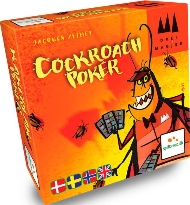 Cockroach Poker (Kakerlak Poker) er et bluffspil, der nu også findes på de nordiske sprog