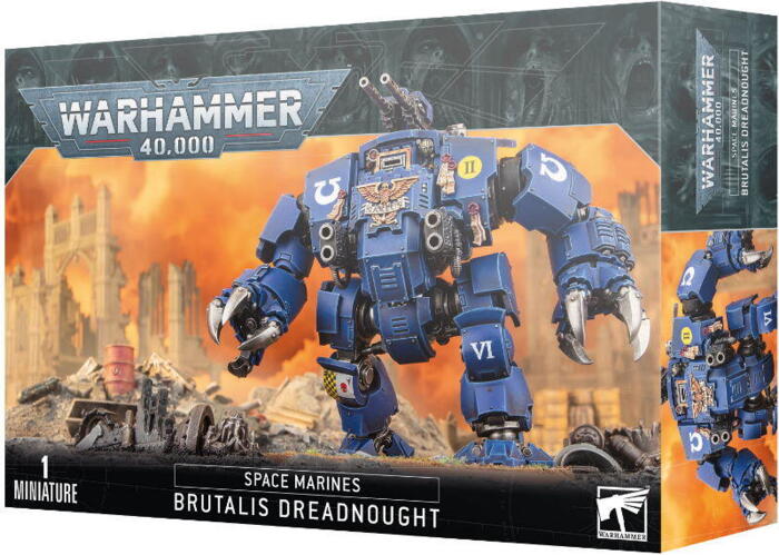Brutalis Dreadnought er en combat walker med fokus på nærkamp i Warhammer 40.000