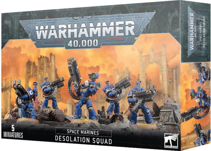 Desolation Squads er udstyret med raketkastere og regner død over Space Marines' fjender i Warhammer 40.000