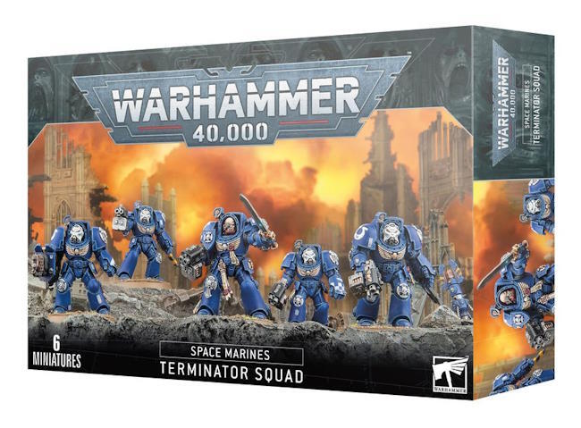 Terminator Squad er blandt de tungest pansrede Space Marines i Warhmamer 40.000